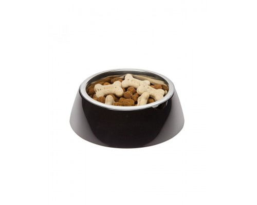 JOLIE Миска металлическая на пластиковой подставке 0,5 л