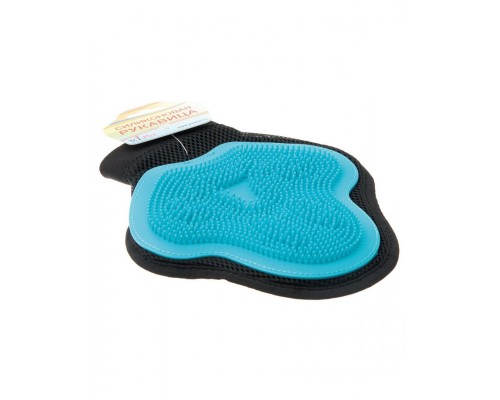 Рукавица силиконовая на руку большая для собак