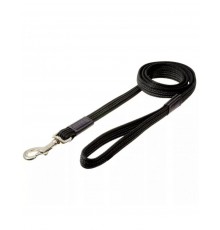 Поводок профессиональный с латексом, стальной карабин 1,5м*20мм