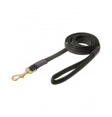 Поводок профессиональный с латексом, карабин бронза 2м*20мм