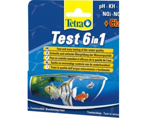 Tetra Test 6in1 полоски для пресной воды 25 шт