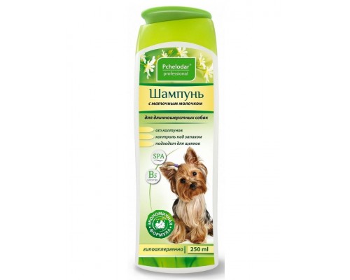 Шампунь с маточным молочком для длинношерстных собак