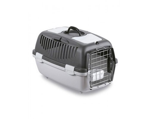 Gulliver 2 DELUX IATA переноска с метал. дверью и замком (до 8 кг), серая