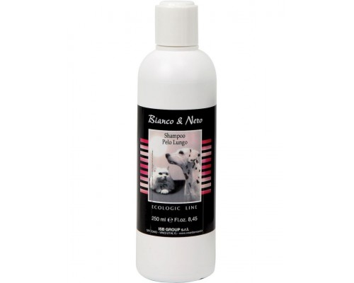 Шампунь для длинной шерсти BLACK&WHITE Shampoo Pelo Lungo