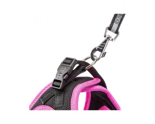 Шлейка KAORI P черно-розовая