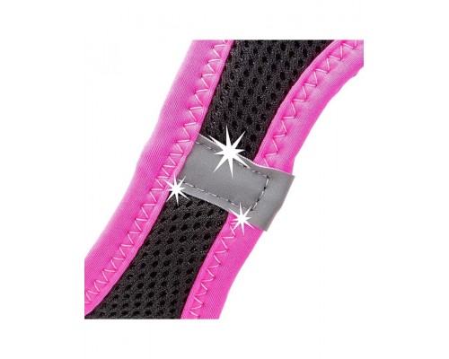 Шлейка KAORI P черно-розовая