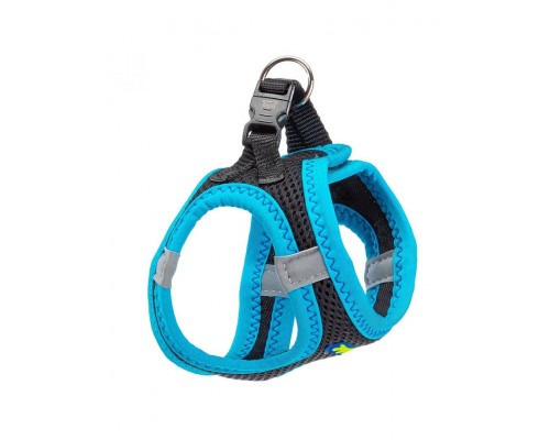 Шлейка KAORI P черно-голубая