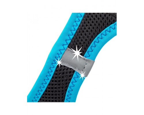 Шлейка KAORI P черно-голубая