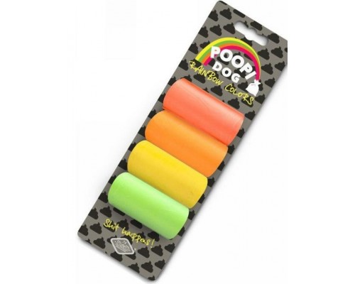 Пакеты для уборки за собакой "Радуга 1", желтый