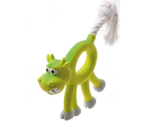 Корова с канатным хвостом игрушка для собак