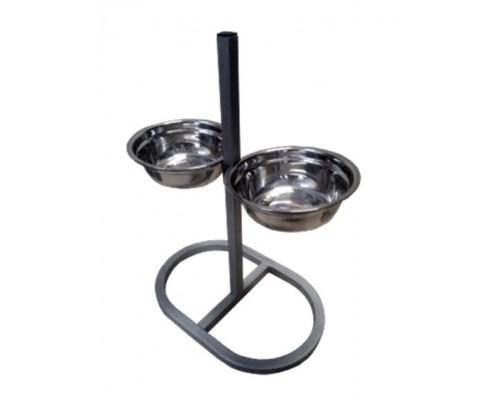 Стойка регулируемая с фиксатором, овальная ножка