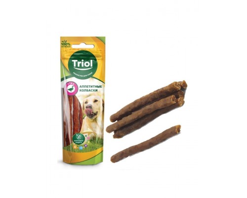 Аппетитные колбаски из утки для собак