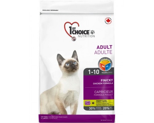 FINICKY для привередливых взрослых кошек с нормальной активностью и избирательным вкусом