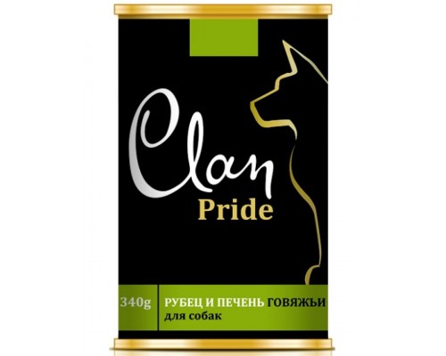 Clan Pride консервы для собак рубец и печень говяжья