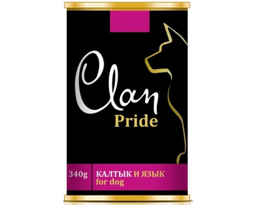 Clan Pride консервы для собак с говяжьим калтыком и языком
