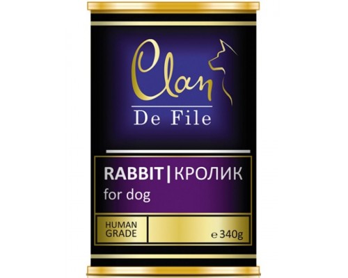 Clan De File Кролик в желе с экстрактом Юкки и льняное масло