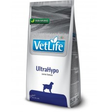 Vet Life Dog UltraHypo диетический сухой корм для снижения пищевой непереносимости питательных веществ в случаях пищевой аллергии и атопий