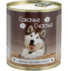 Мясное ассорти в желе для собак