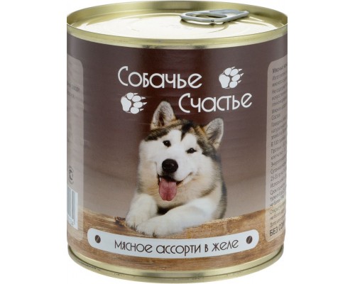 Мясное ассорти в желе для собак