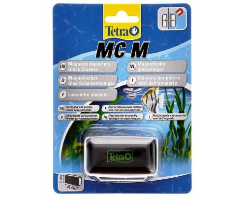 Скребок магнитный Tetra MC Magnet Cleaner M, для стекла толщиной до 5 мм