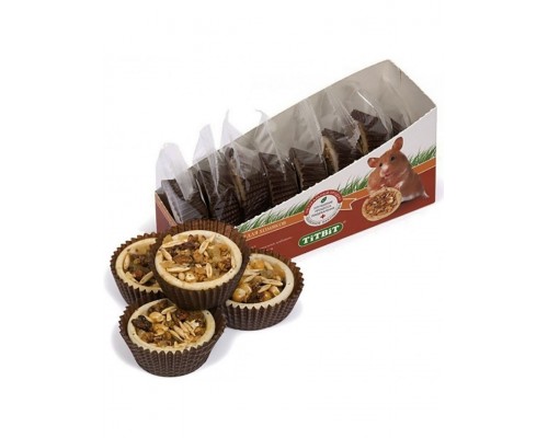 Тарталетки с кабачком и фундуком для хомяков