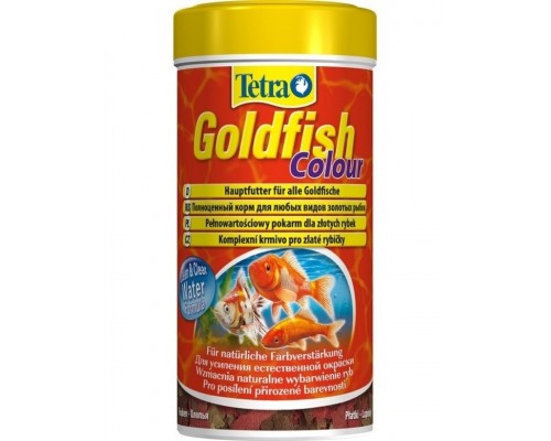 Tetra Goldfish Colour корм для окраса золотых рыбок, хлопья