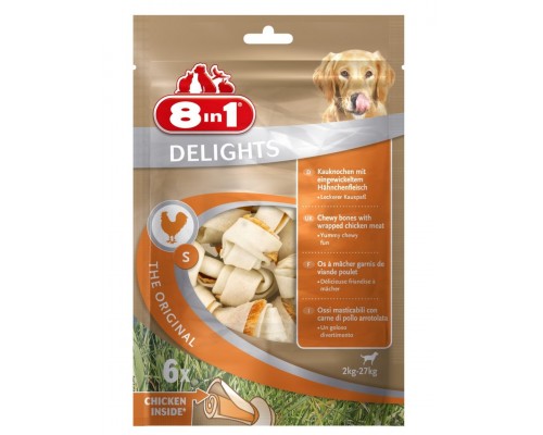 Делайтс (Delights ) косточки S (275 г, размер 11см, 6 шт)