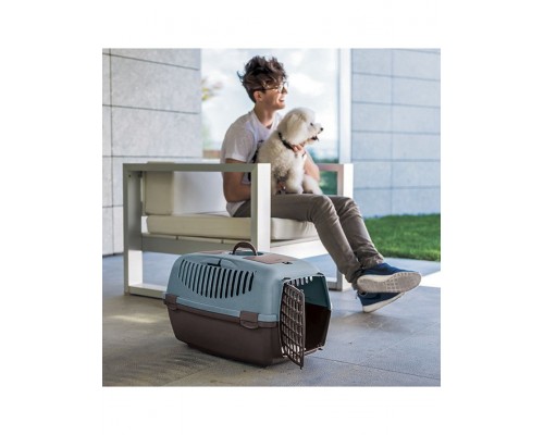 Gulliver 2 переноска с пластиковой дверцей до 8 кг (55*36*35см)