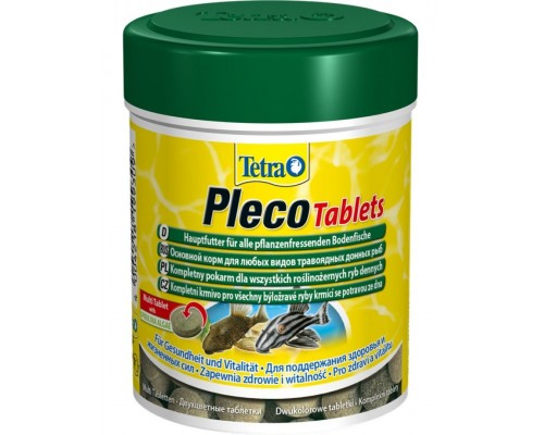 Tetra Pleco Tablets корм для любых видов травоядных донных рыб