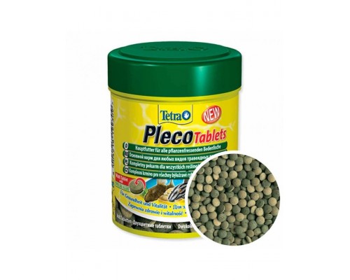 Tetra Pleco Tablets корм для любых видов травоядных донных рыб