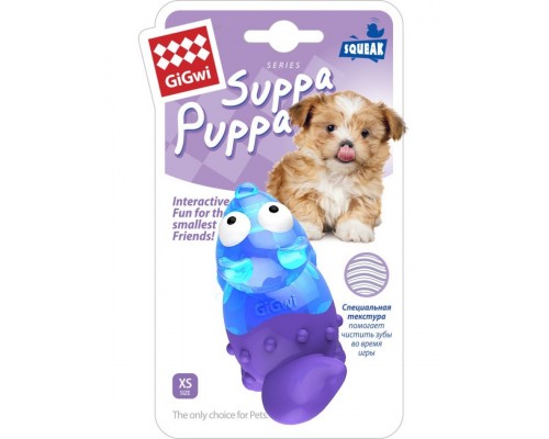 Лиса с пищалкой игрушка для собак