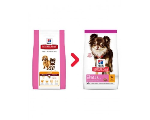 Science Plan Light Small&Miniature низкокалорийный корм для мелких и миниатюрных собак