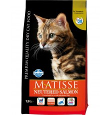 Matisse Neutered Salmon для стерилизованных кошек и кастрированных котов, с лососем