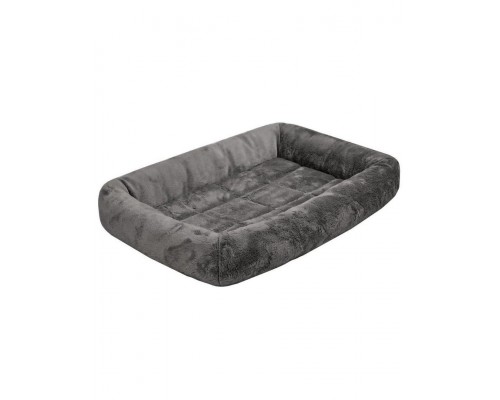 Лежанка LAMA серый плюш