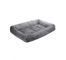 Лежанка LAMA серый плюш