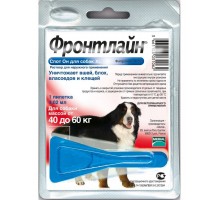 Фронтлайн Спот-он для собак 40-60 кг (XL) - для защиты от клещей, блох в форме капель
