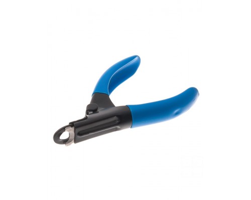 Когтерез-гильотина DeLIGHT малое отверстие черный с синим покрытием