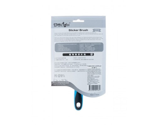 Пуходерка DeLIGHT металлическая супер большая