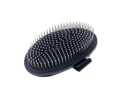 Щетка DeLIGHT резиновая (металл.зуб) на руку с каплей