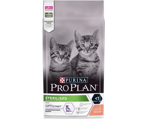 Sterilised Kitten сухой корм для стерилизованных котят с лососем