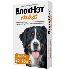 БлохНэт max капли для собак с массой тела от 30 до 40 кг