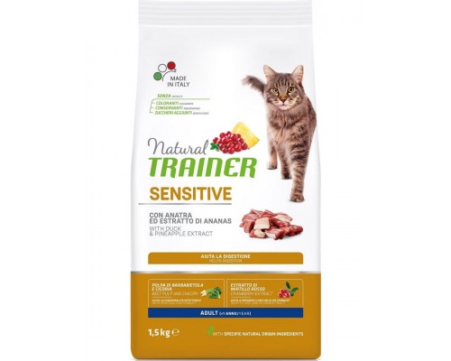 Natural Sensitive Adult With Duck сухой корм  для чувствительных и склонных к аллергии кошек с уткой