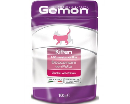 Kitten для котят кусочки курицы