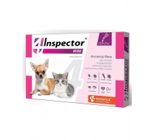 Inspector MINI капли для кошек и собак от 0,5 до 2 кг от внешних и внутренних паразитов