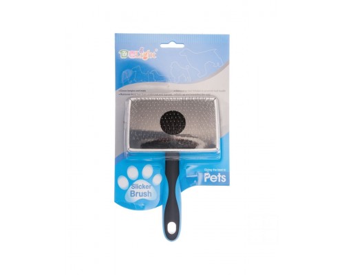 Пуходёрка DeLIGHT металлическая длиннозубый супержесткий корд для кавказских овчарок