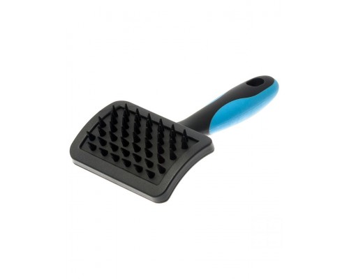 Щетка DeLIGHT резиновая малая массажная короткий корд