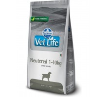 Vet Life Dog Neutered 1-10kg корм для для стерилизованных и кастрированных собак весом до 10 кг