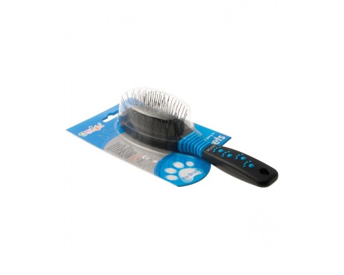 Щетка DeLIGHT массажная малая металлический зуб для кошек