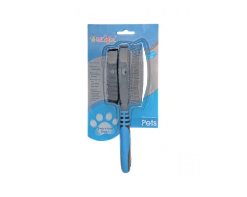 Щетка DeLIGHT с натуральной щетиной двухсторонняя