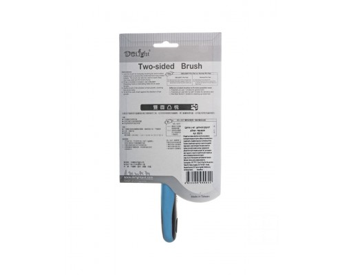 Щетка DeLIGHT с натуральной щетиной двухсторонняя